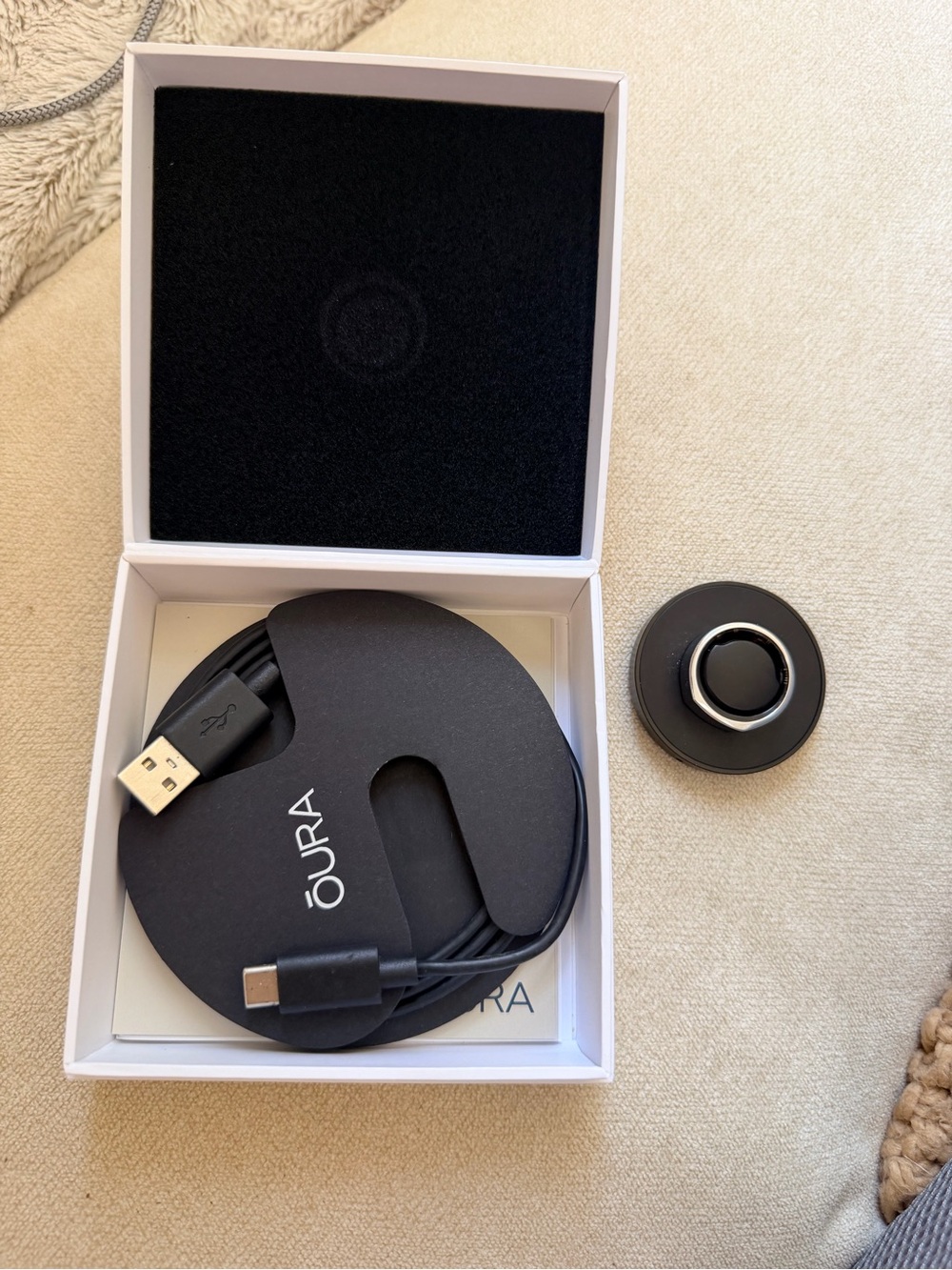 Oura ring Gen 3 in silver size 10